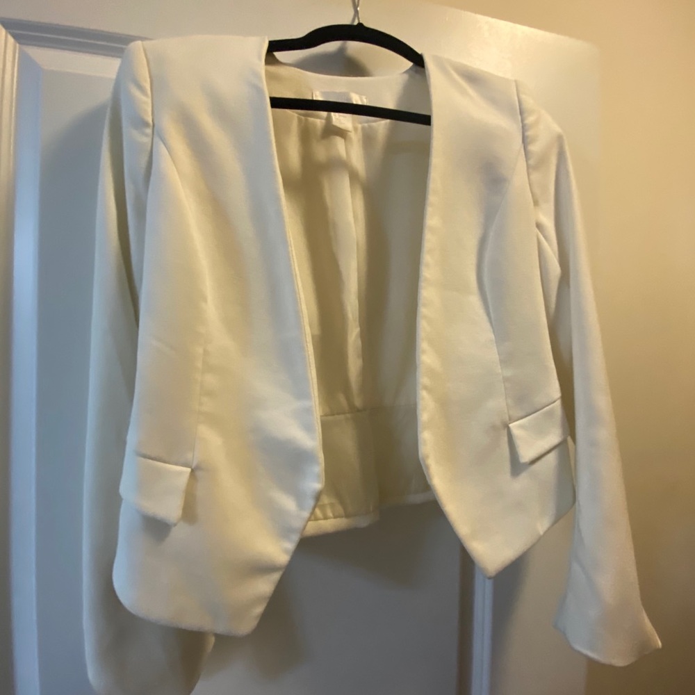 White blazer